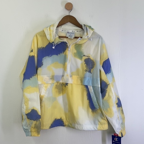 Champion - NWT Pastel Stadium Lightweight Anorak Windbreaker Size Medium - Picture 8 of 13